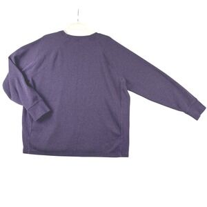 Kirkland Signature Womens XXL Purple Heathered Crew Neck Sweatshirt Casual